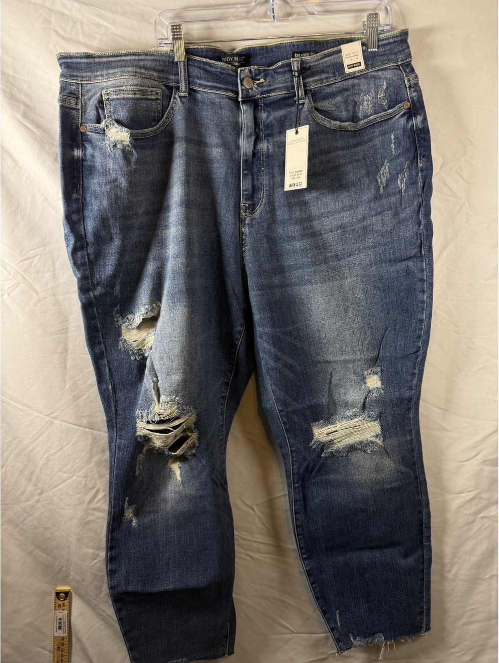 Judy Blue High Waist Distressed Jeans Size 22W